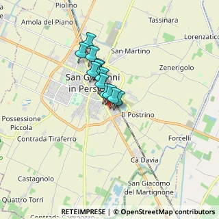 Mappa Via Cristoforo Colombo, 40017 San Giovanni in Persiceto BO, Italia (1.06333)