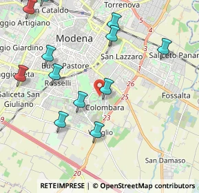 Mappa Stradello Medici - Caula, 41125 Modena MO, Italia (2.66286)