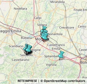 Mappa Stradello Medici - Caula, 41125 Modena MO, Italia (10.61313)