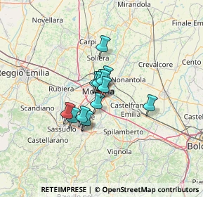 Mappa Stradello Medici - Caula, 41125 Modena MO, Italia (7.87071)