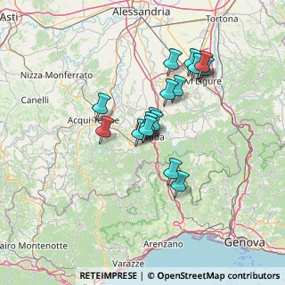 Mappa Zona industriale vicino a, 15076 Ovada AL, Italia (11.58235)