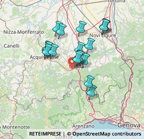 Mappa Zona industriale vicino a, 15076 Ovada AL, Italia (11.57368)