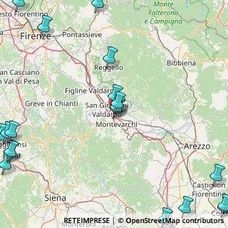 Mappa Via Poggilupi in Monsorbi - Pettini, 52028 Terranuova Bracciolini AR, Italia (30.155)