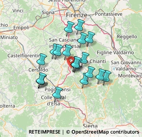 Mappa SP 94, 50028 Tavarnelle Val di Pesa FI (10.9295)