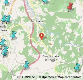 Mappa SP 94, 50028 Tavarnelle Val di Pesa FI (3.90583)