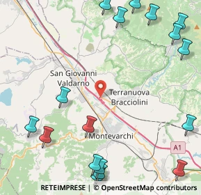 Mappa Strada Poggilupi, 52028 Terranuova Bracciolini AR, Italia (6.70789)