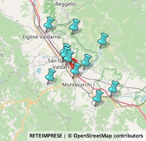 Mappa Strada Poggilupi, 52028 Terranuova Bracciolini AR, Italia (5.76545)