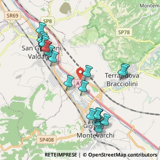 Mappa Strada Poggilupi, 52028 Terranuova Bracciolini AR, Italia (2.3195)