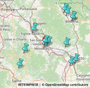 Mappa Via Gaetano Donizetti, 52028 Terranuova Bracciolini AR, Italia (17.17)