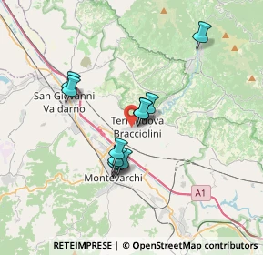 Mappa Via Gaetano Donizetti, 52028 Terranuova Bracciolini AR, Italia (2.87455)