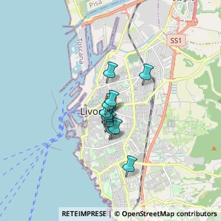 Mappa Piazza Venti Settembre, 57125 Livorno LI, Italia (1.01364)