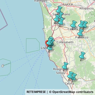 Mappa Piazza XX Settembre, 57125 Livorno LI, Italia (18.8975)