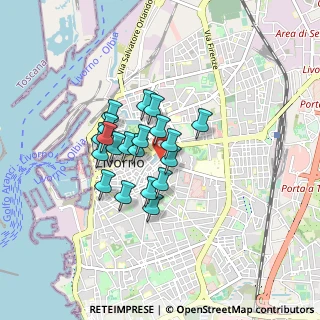 Mappa Piazza Venti Settembre, 57125 Livorno LI, Italia (0.6215)