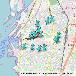 Mappa Piazza Venti Settembre, 57125 Livorno LI, Italia (0.629)