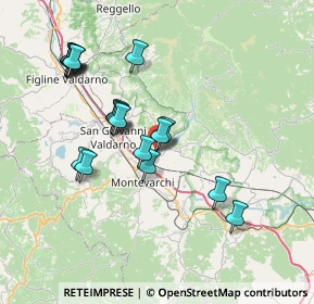 Mappa Via Giuseppe Garibaldi, 52028 Terranuova Bracciolini AR, Italia (7.49105)