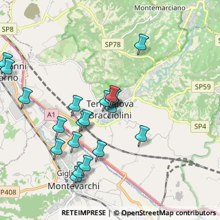 Mappa Via Nazario Sauro, 52028 Terranuova Bracciolini AR, Italia (2.1015)