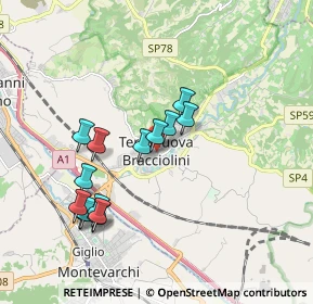 Mappa Via Medici, 52028 Terranuova Bracciolini AR, Italia (1.77071)