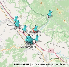 Mappa Via Giuseppe Garibaldi, 52028 Terranuova Bracciolini AR, Italia (3.21769)