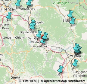 Mappa Via Giuseppe Garibaldi, 52028 Terranuova Bracciolini AR, Italia (20.3855)