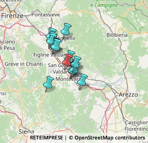 Mappa Via Nazario Sauro, 52028 Terranuova Bracciolini AR, Italia (9.12467)