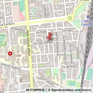 Mappa Via puccini giacomo 210, 57124 Livorno, Livorno (Toscana)