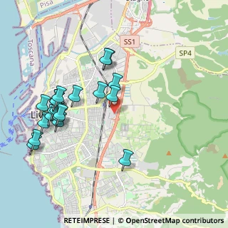 Mappa Via Gino Graziani, 57121 Livorno LI, Italia (2.182)