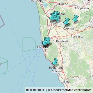 Mappa Via Gino Graziani, 57121 Livorno LI, Italia (13.30125)