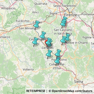 Mappa Via Beatrice, 50052 Certaldo FI, Italia (11.08917)