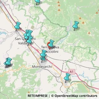 Mappa Via Bettino Ricasoli, 52028 Terranuova Bracciolini AR, Italia (5.34571)