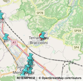 Mappa Via XXVII Aprile, 52028 Terranuova Bracciolini AR, Italia (3.23455)