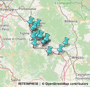 Mappa Via XXVII Aprile, 52028 Terranuova Bracciolini AR, Italia (8.29824)