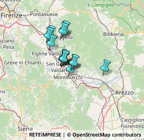 Mappa Via XXVII Aprile, 52028 Terranuova Bracciolini AR, Italia (8.944)