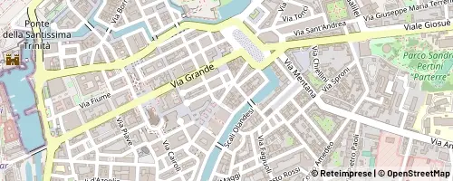 Mappa Livorno
