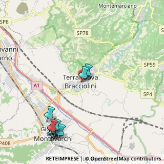 Mappa Via Enrico Toti, 52028 Terranuova Bracciolini AR, Italia (2.83)