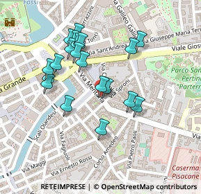 Mappa Via Mentana, 57125 Livorno LI, Italia (0.2185)