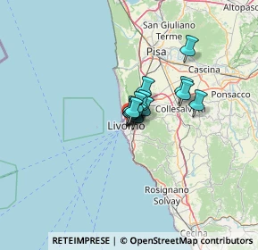 Mappa Via Mentana, 57125 Livorno LI, Italia (5.69714)