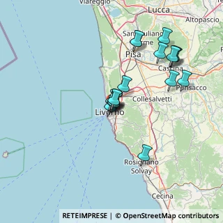 Mappa Piazza Pamela Ognissanti, 57125 Livorno LI, Italia (13.37235)