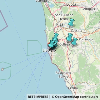Mappa Piazza Pamela Ognissanti, 57125 Livorno LI, Italia (5.69714)