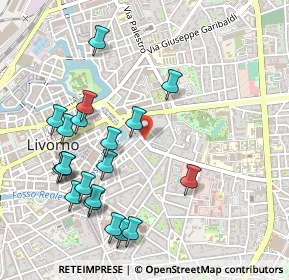 Mappa Via Mentana, 57125 Livorno LI, Italia (0.5695)