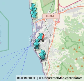 Mappa Via Sproni, 57125 Livorno LI, Italia (3.50364)