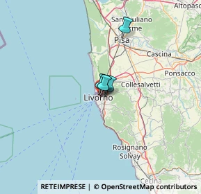 Mappa Via Sproni, 57125 Livorno LI, Italia (22.53909)