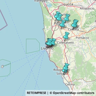 Mappa Via Sproni, 57125 Livorno LI, Italia (14.42846)