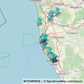 Mappa Via Sproni, 57125 Livorno LI, Italia (12.62063)