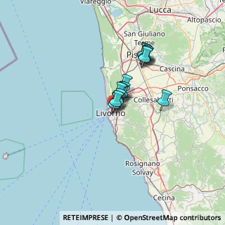 Mappa Via Sproni, 57125 Livorno LI, Italia (8.59143)