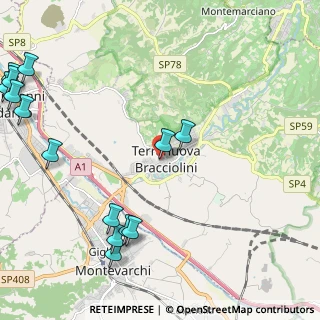 Mappa Via Concini, 52028 Terranuova Bracciolini AR, Italia (3.17071)