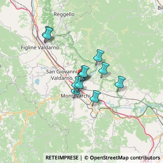Mappa Via Concini, 52028 Terranuova Bracciolini AR, Italia (5.11636)