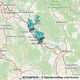 Mappa Via Concini, 52028 Terranuova Bracciolini AR, Italia (7.31636)