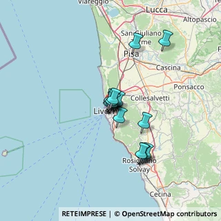 Mappa Vicolo delle Lavandaie, 57125 Livorno LI, Italia (9.41938)