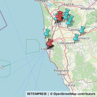 Mappa Vicolo delle Lavandaie, 57125 Livorno LI, Italia (16.452)