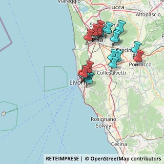 Mappa Vicolo delle Lavandaie, 57125 Livorno LI, Italia (14.8465)